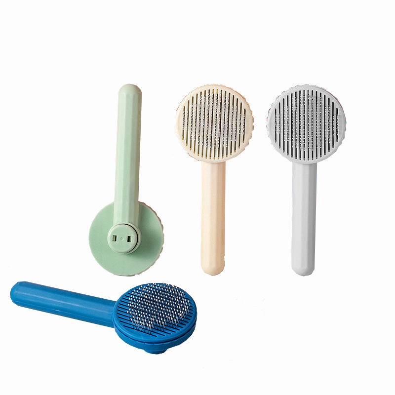 Cat Grooming Pet Hair Remover Brush Dos GHair Comb Removes Comb Short Massager Pet Goods For Cats Dog Brush Accessories Supplies