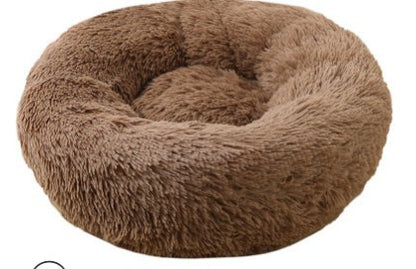 Plush Round Pet Litter For Cats And Dogs