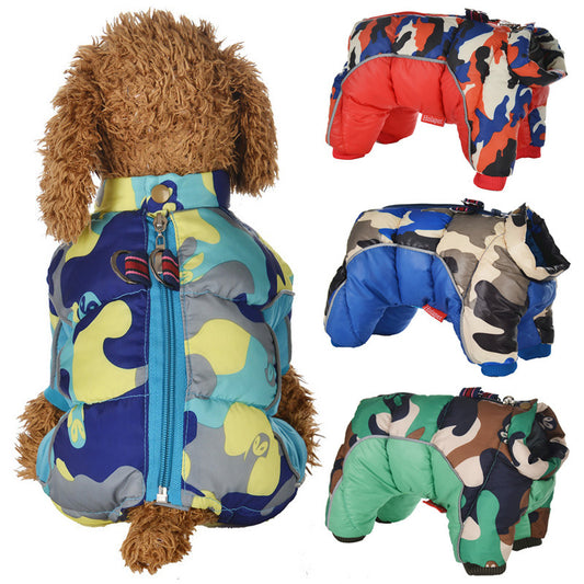 Winter Pet Dog Clothes Super Warm Jacket Thicker Cotton Coat Waterproof Small Dogs Pets Clothing For Puppy