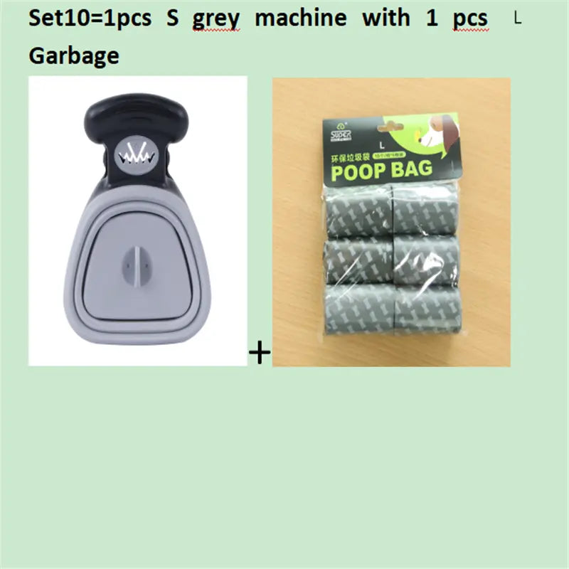 Dog Pet Travel Foldable Pooper Scooper With 1 Roll Decomposable bags Poop Scoop Clean Pick Up Excreta Cleaner Epacket Shipping - Image #14