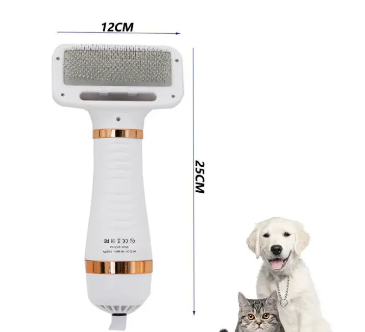 2 in 1 Pet Drying Brush Pet Hair Dryer Comb - Image #3
