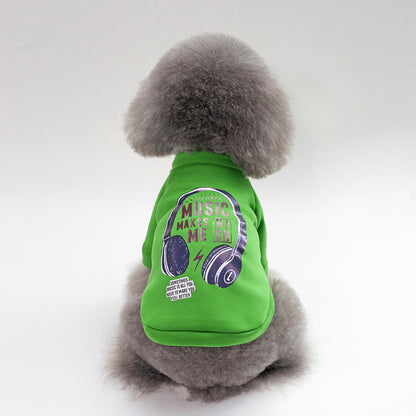 Dog Winter Pet Clothes Brushed Hoody