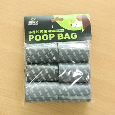 Dog Pet Travel Foldable Pooper Scooper With 1 Roll Decomposable bags Poop Scoop Clean Pick Up Excreta Cleaner Epacket Shipping - Image #9
